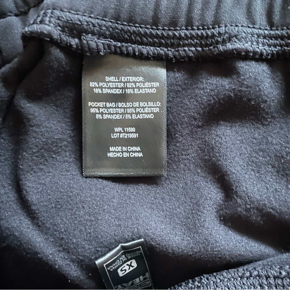 NWT Women's Tech Fleece Jogger 32 Degrees Black Size XS - Picture 7 of 9